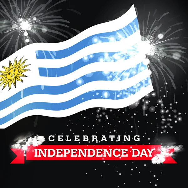 Uruguay Independence Day card — Stock Photo, Image