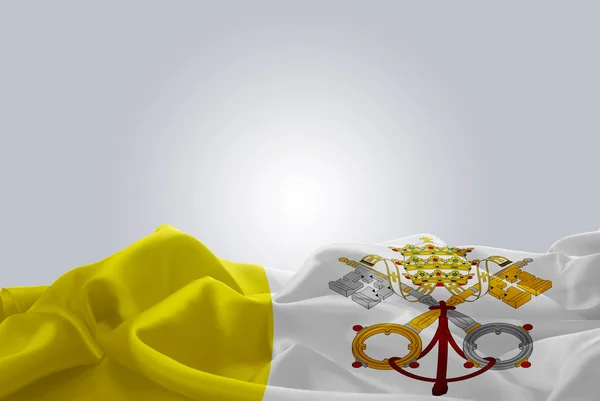 Bandeira Nacional da Cidade do Vaticano — Fotografia de Stock