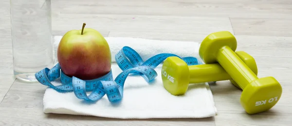 Lezzetli apple, ölçü birimi teyp ve havlu ağırlık