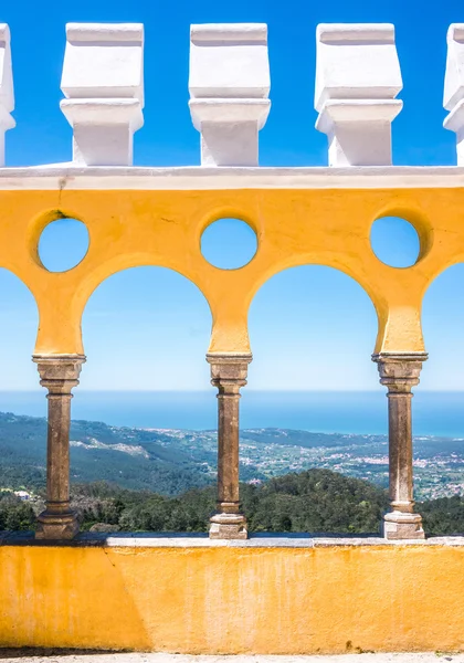 Los Colores Del Palacio Pena Día Soleado — Foto de Stock