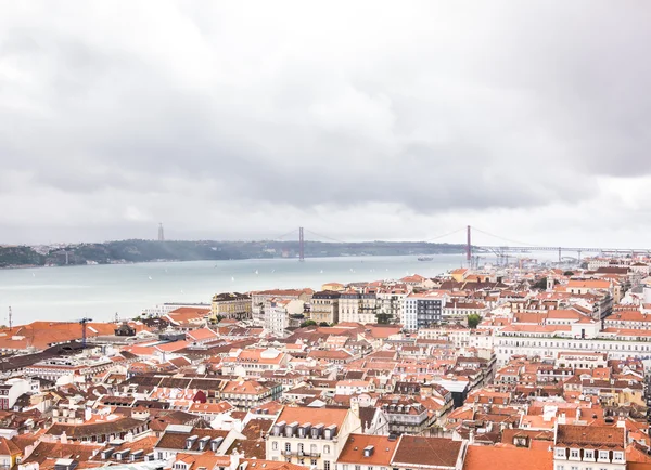 Vistas de Lisboa desde el Castillo — Foto de Stock