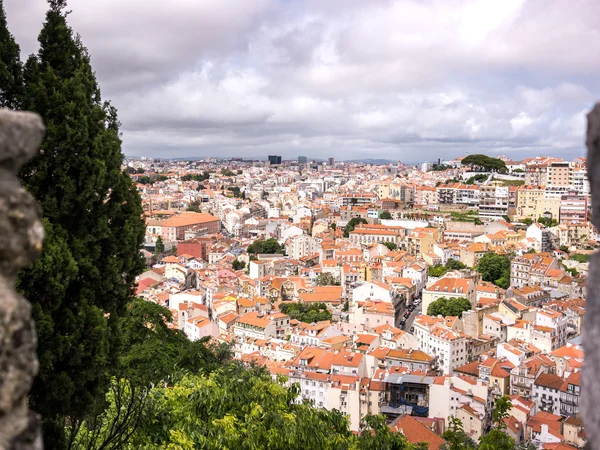 Lisboa desde el Castillo — Foto de Stock