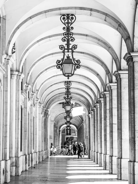 The Lamps of the Corridor — Stock Photo, Image