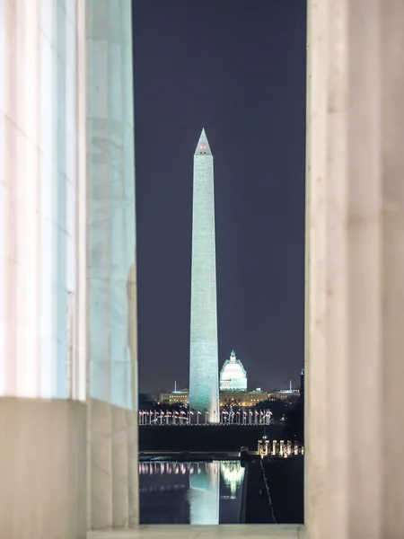 The Washington Monuments — Stock Photo, Image