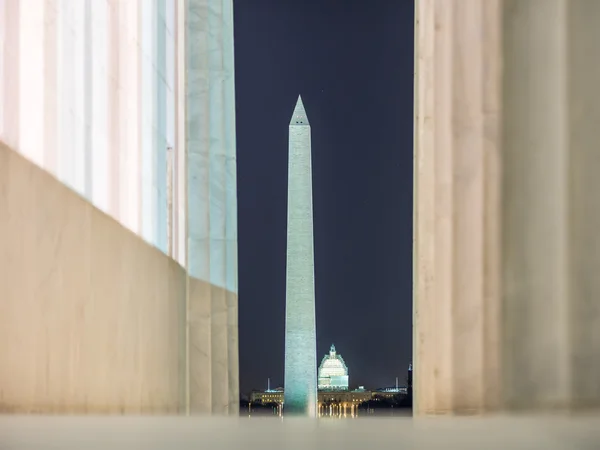 The Washington Monuments — Stock Photo, Image