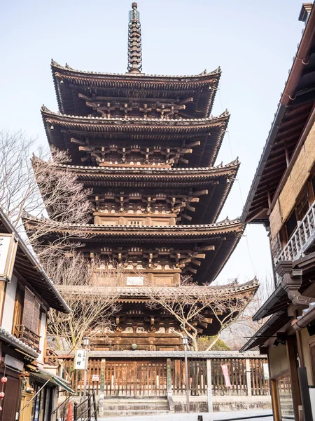 Tramonto a Yasaka no A Pagoda — Foto Stock