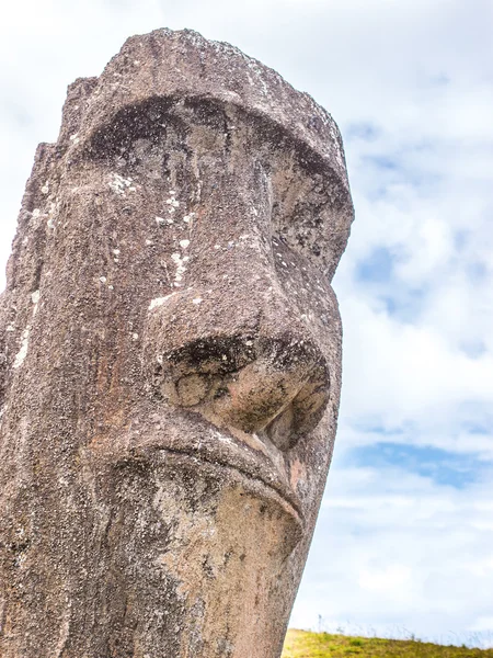 El rostro de los Moai — Foto de Stock