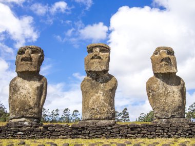 Ahu Akivi 3 çocuklar