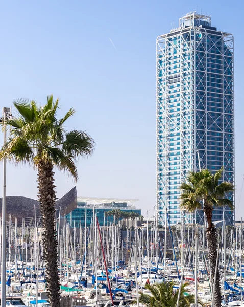 El puerto de Barcelona — Foto de Stock