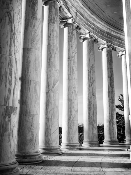 Jefferson Memorial Columns — Stock Photo, Image