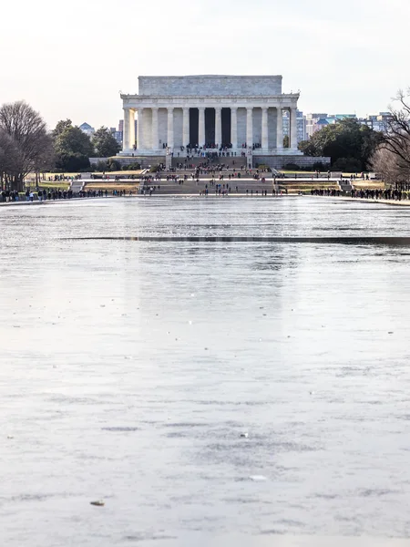 Lincoln Memorial en invierno — Foto de Stock