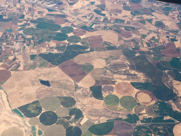 Centro de irrigação pivô — Fotografia de Stock