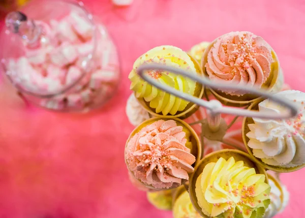 The Cupcakes for the shower — Stock Photo, Image