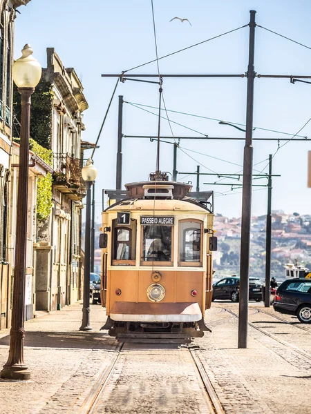 Porto spårvagnar Ride — Stockfoto