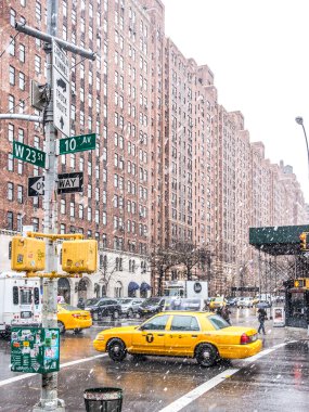 New York'ta kar