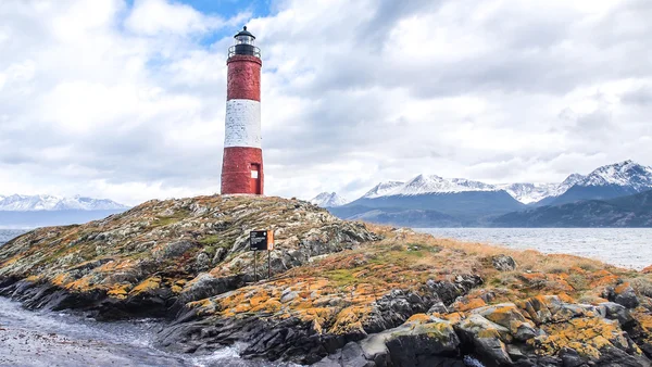 Les Eclaireurs lighthouse — Stok Foto