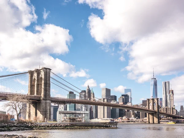 De Brooklyn a Manhattan — Foto de Stock