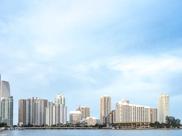 Llave de Brickell en la noche — Foto de Stock