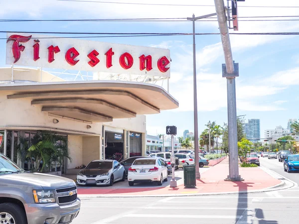 Station service à Miami Beach — Photo