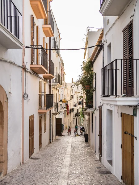 Ruas acolhedoras de Ibiza — Fotografia de Stock