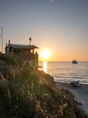 Formentera Chiringuito (küçük Bar günbatımı)