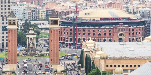Vista de la Plaza de España — Foto de Stock