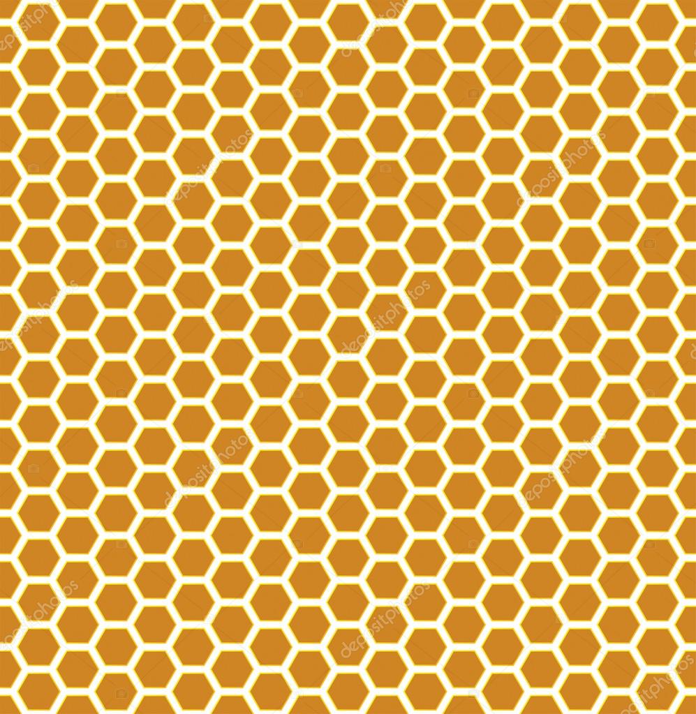 Honeycomb Seamless Pattern. Vector Illustration