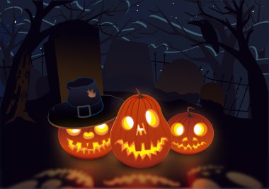 Halloween Pumpkins Poster arka plan