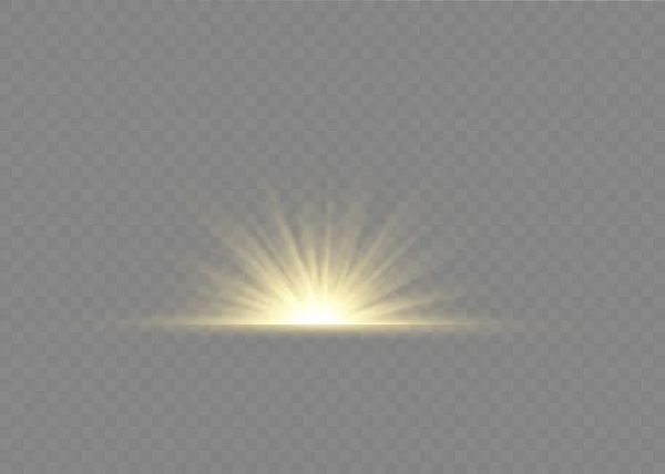 Rayo de sol luz . — Vector de stock