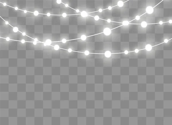 Efecto luces de Navidad — Vector de stock