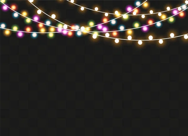 Effet lumières de Noël — Image vectorielle