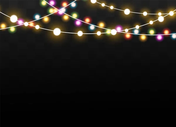 Efekt świateł świątecznych — Wektor stockowy