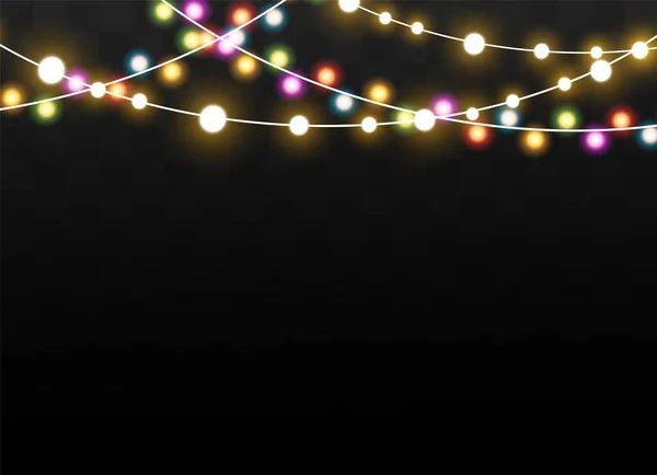 Effet lumières de Noël — Image vectorielle