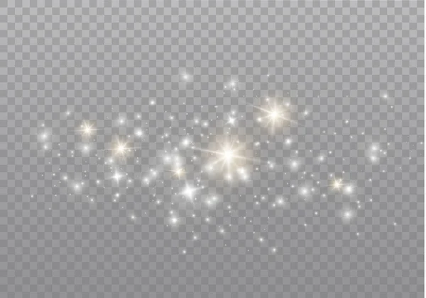 Poussière étincelle étoiles — Image vectorielle