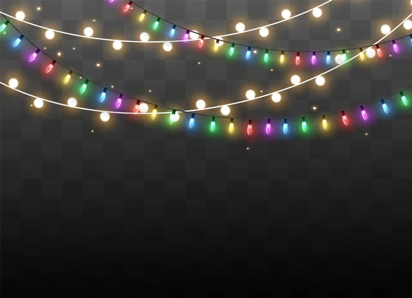 Kerstverlichting effect — Stockvector