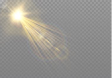 Güneş ışığı ışık efekti, güneş ışığı.