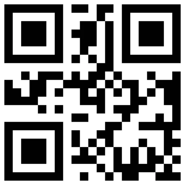 QR código para a varredura de smartphones códigos de barras. —  Vetores de Stock
