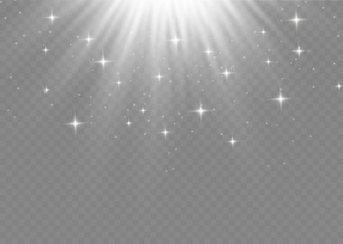 Güneş ışığı ışığı ışığı efekti, güneş ışınları.