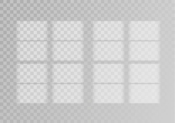 透明的复盖窗户遮蔽了阴影. — 图库矢量图片