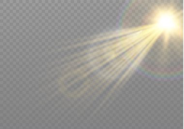 Güneş ışığı ışık efekti, güneş ışığı.