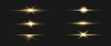 Lazer ışınları, yatay ışık ışınları, sarı çizgi. 