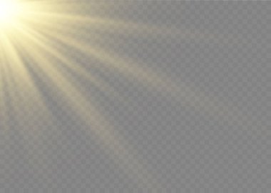 Güneş ışığı ışık efekti, güneş ışığı.