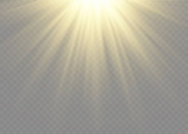 Güneş ışığı ışık efekti, güneş ışığı.