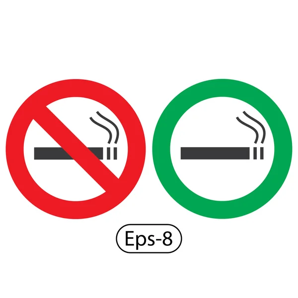 Piktogramm Rauchen verboten — Stockvektor