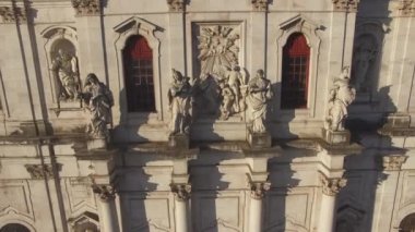 sabah hava görünümünü, Lizbon Estrela bazilikanın ana cephe