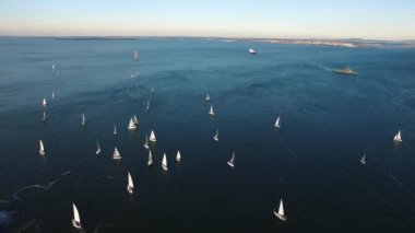 Yatlar, yukarıdan su havadan görünümü