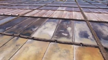 Tuz tavalarda tarihi: Aveiro, Portekiz havadan görünümü