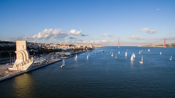 Keşifler anıt Lizbon havadan görünüm