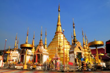 Wat Phra Boromthat (Buddhist Temple) clipart