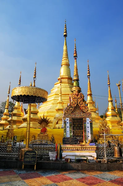 Wat Phra Boromthat (Templo budista ) — Fotografia de Stock